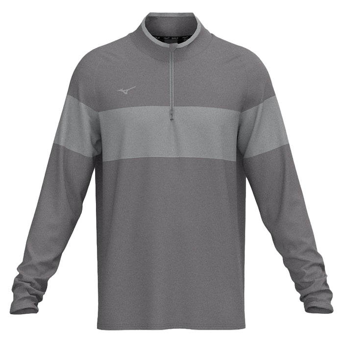 Mizuno Link 1/4 Zip Golf Pullover - Charcoal