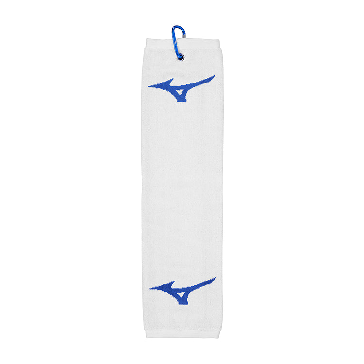 Mizuno RB Tri Fold Golf Towel - White