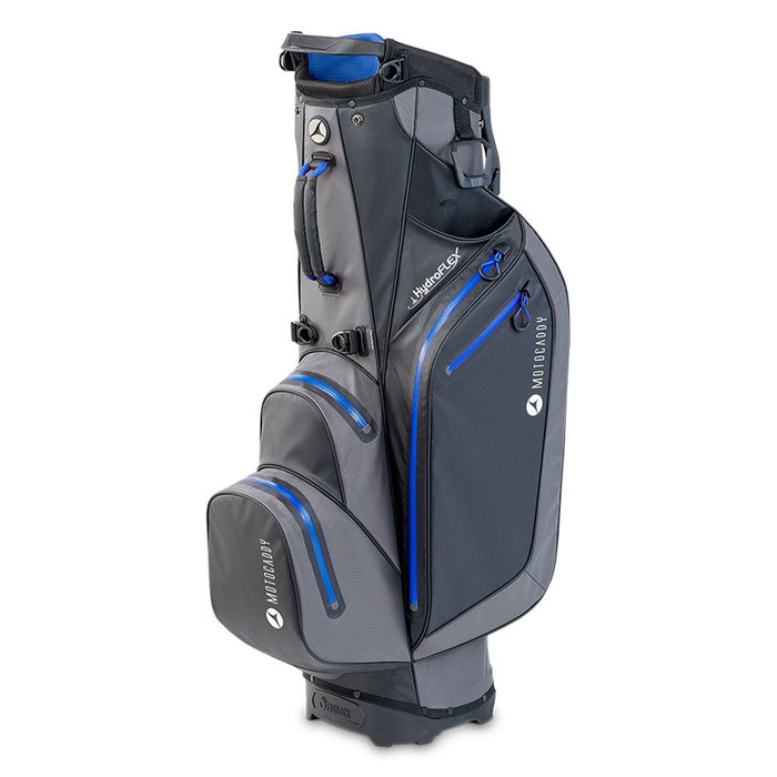 Motocaddy Hydroflex Golf Stand Bag - Charcoal/Blue