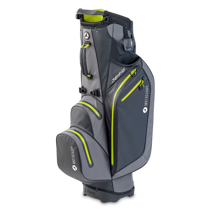 Motocaddy Hydroflex Golf Stand Bag -  Charcoal/Lime