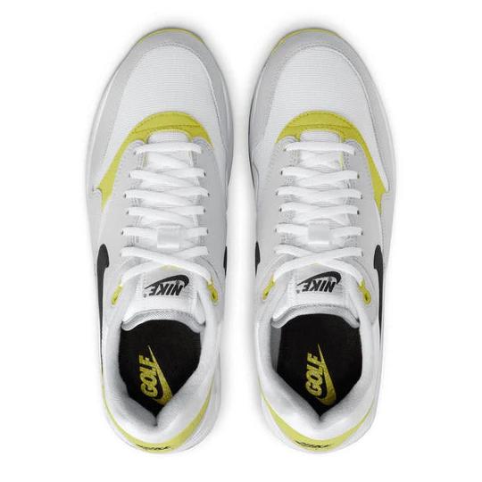 Nike Air Max 1 86 OG Golf Shoes - White/Lime