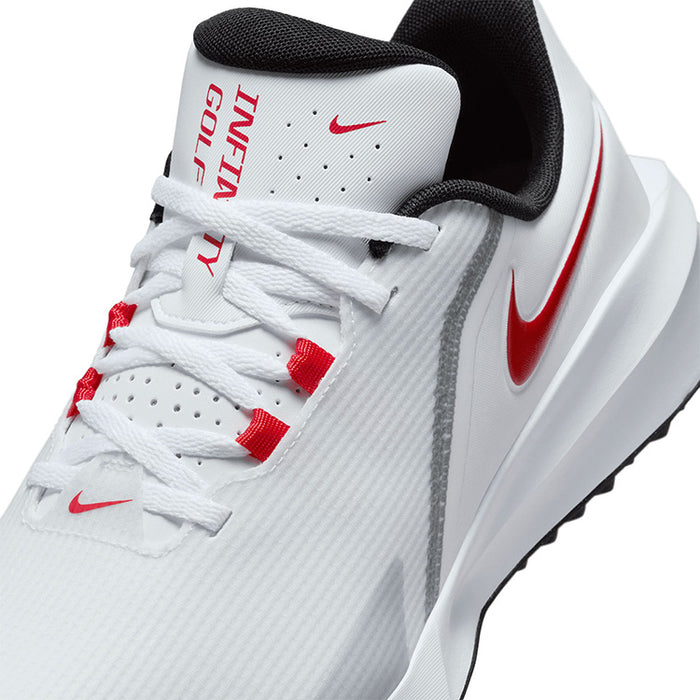 Nike Infinity G Golf Shoes - White/Red/Black