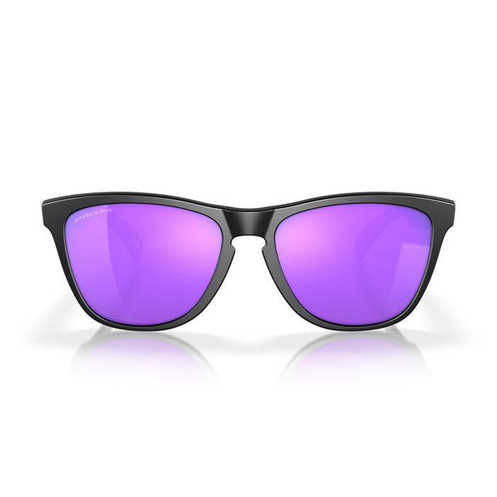 Oakley Frogskins Sunglasses - Matte Black/Prizm Violet