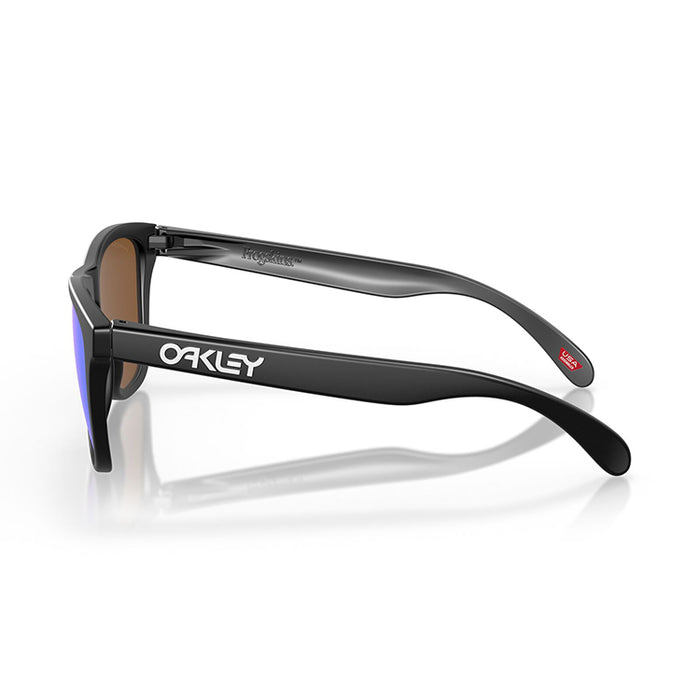 Oakley Frogskins Sunglasses - Matte Black/Prizm Violet