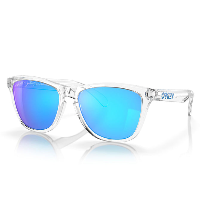 Oakley Frogskins Sunglasses - Crystal Clear/Prizm Sapphire