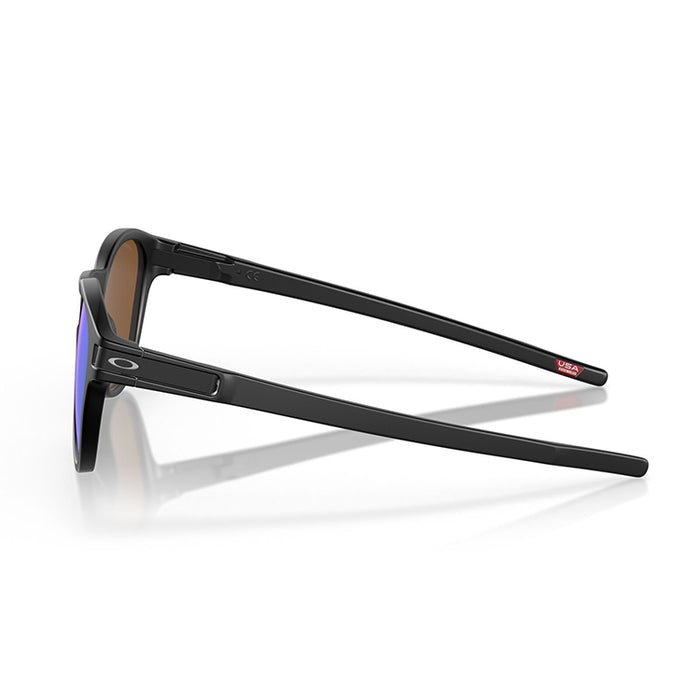 Oakley Latch Sunglasses - Matte Black/Prizm Violet