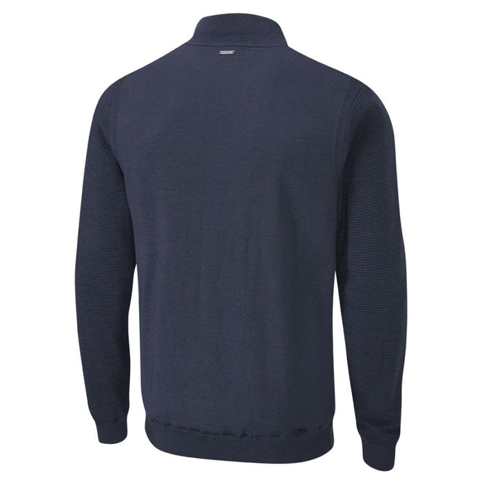 PING Croy Lined 1/2 Zip Golf Pullover - Oxford Blue