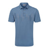 Ping Arizona Cactus Print Golf Polo Shirt - Coronet Blue