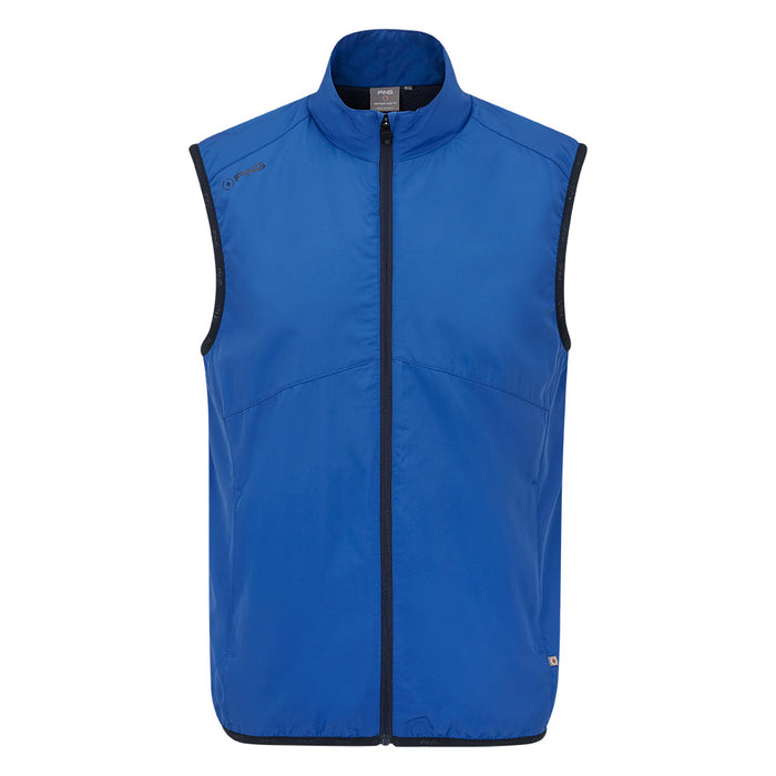 Ping Ashbourne Fleece Golf Vest - Snorkel Blue