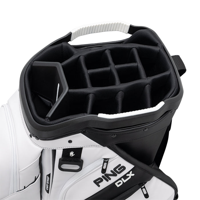 Ping DLX 2025 Golf Cart Bag - White/Grey/Blue