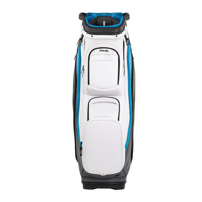 Ping DLX 2025 Golf Cart Bag - White/Grey/Blue