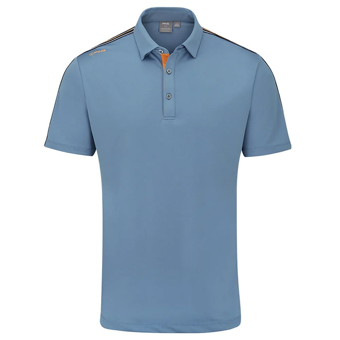 Ping Inver Golf Polo Shirt - Coronet Blue