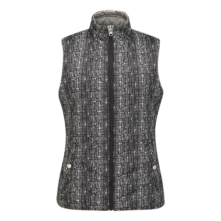 Ping Lola Ladies Reversible Golf Vest - Black/Multi