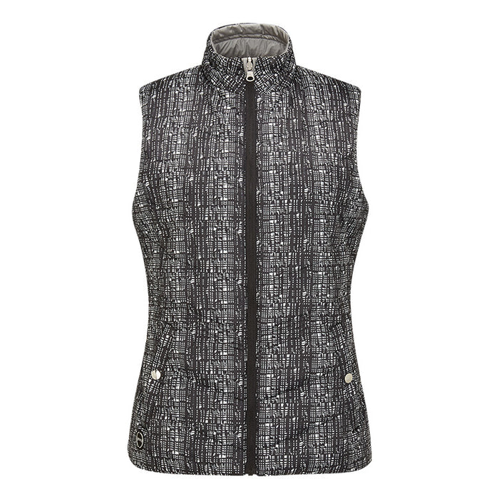 Ping Lola Ladies Reversible Golf Vest - Black/Multi