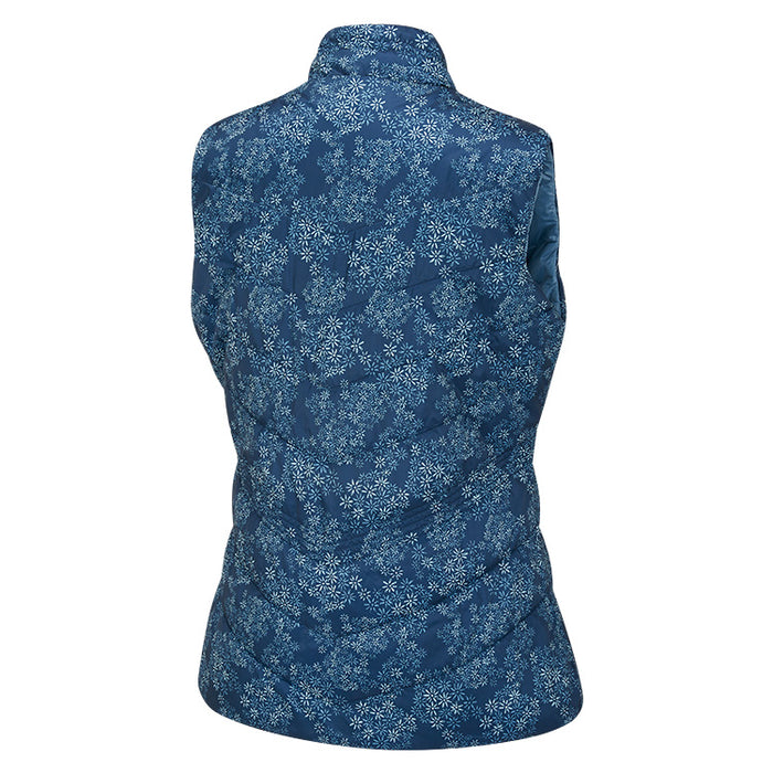 Ping Lola Ladies Reversible Golf Vest - Stone Blue/Multi