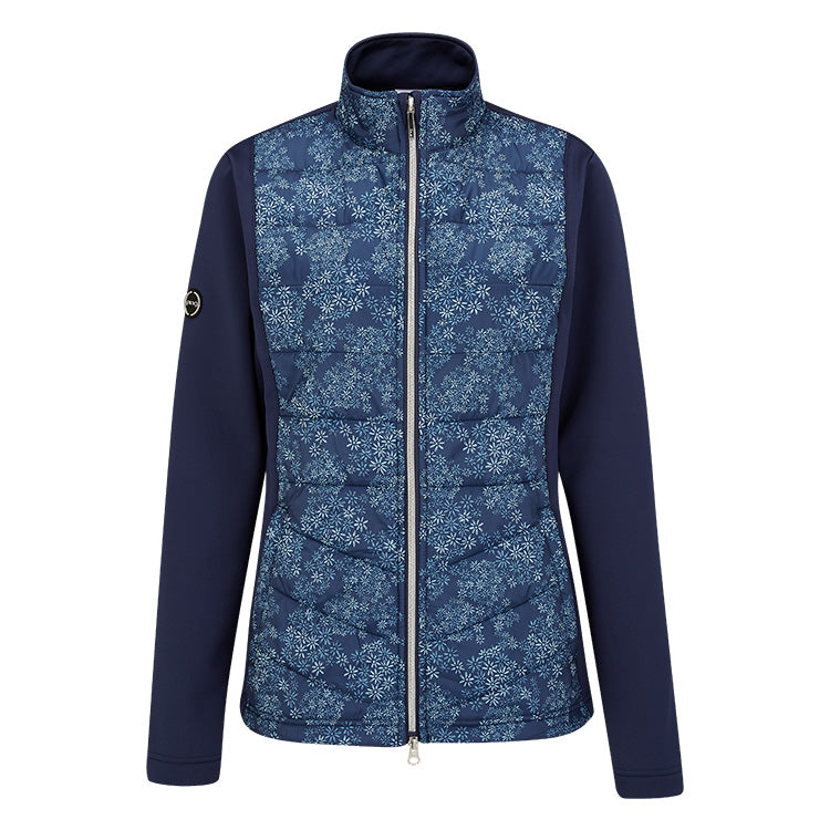 Ping Niki Sensorwarm Ladies Golf Jacket - Oxford Blue/Multi