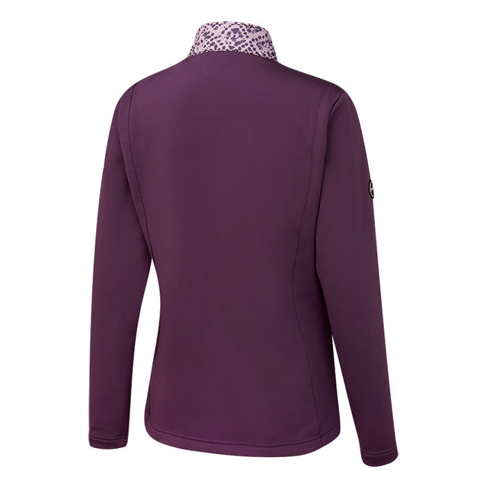 Ping Niki Sensorwarm Ladies Golf Jacket - Purple Plum/Multi