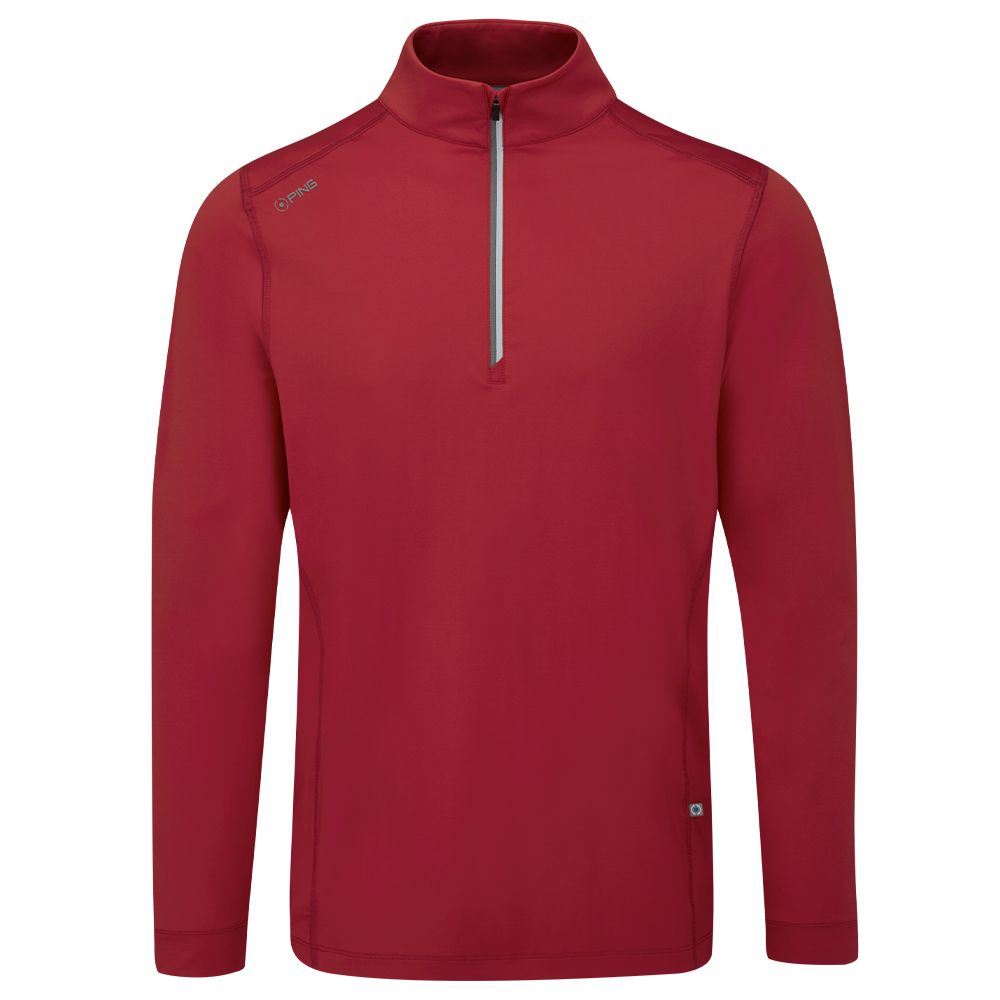 Ping Latham 1/4 Zip Golf Pullover - Rich Red