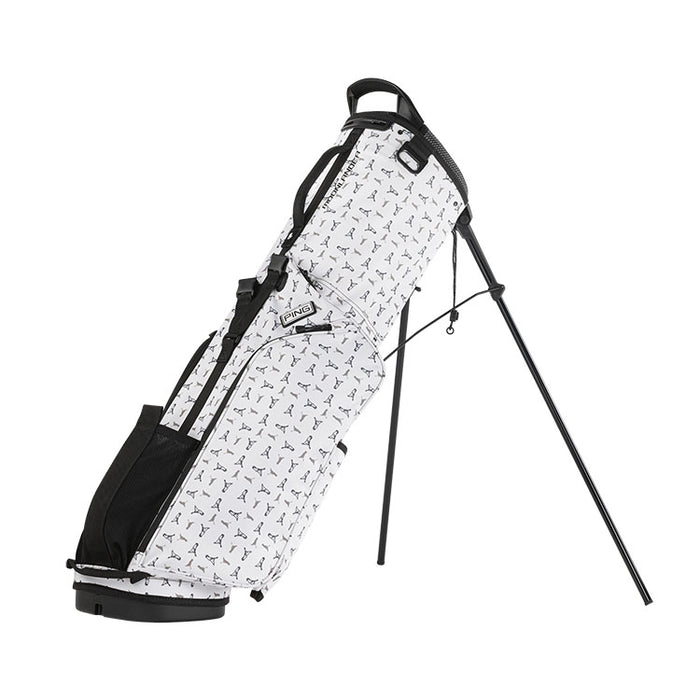 Ping Moonlander 244 Golf Stand Bag - White/Mr Ping
