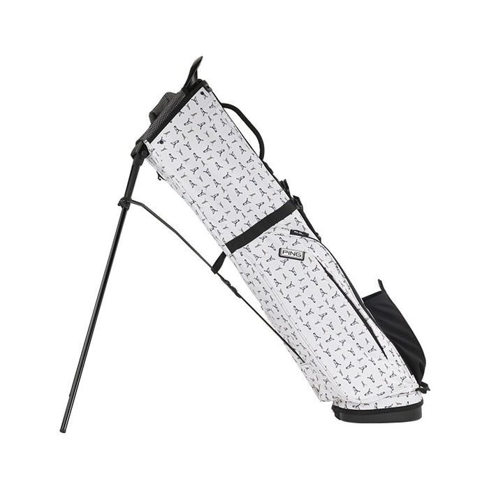 Ping Moonlander 244 Golf Stand Bag - White/Mr Ping