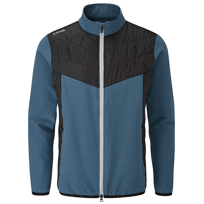 Ping Norse S4 Zoned Windproof Golf Jacket - Stormcloud/Black