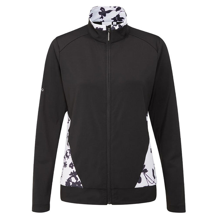 Ping Oria Ladies Full-Zip Golf Jacket - Black/White