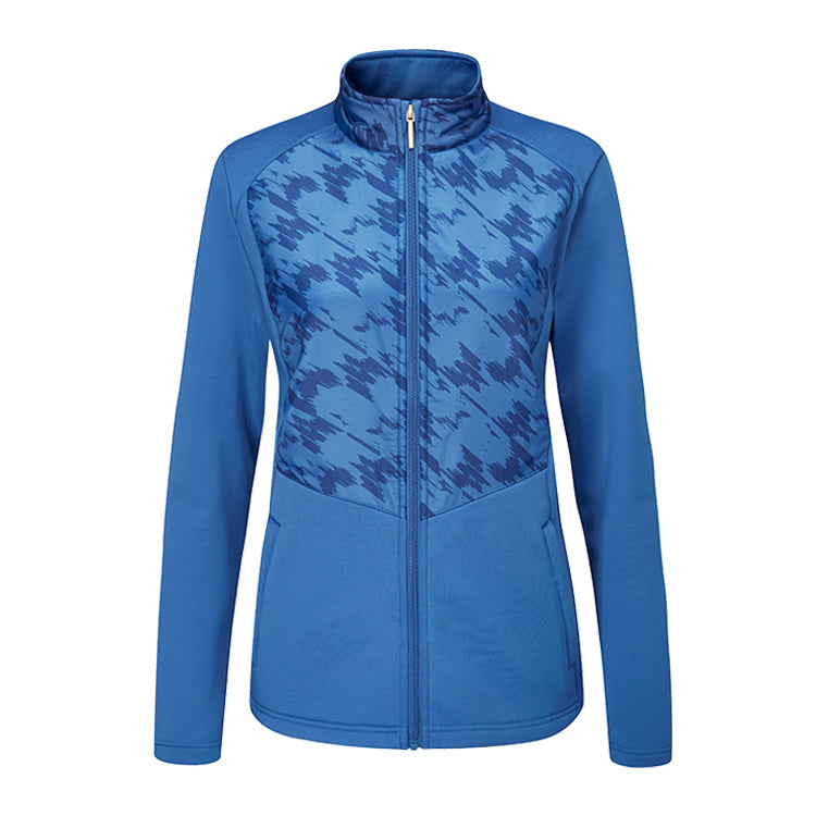 Ping Prue Ladies Hybrid Golf Jacket Horizon Blue Andrew Morris Golf