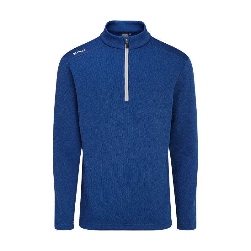 Ping Ramsey Half-Zip Fleece Golf Pullover - Inky Marl