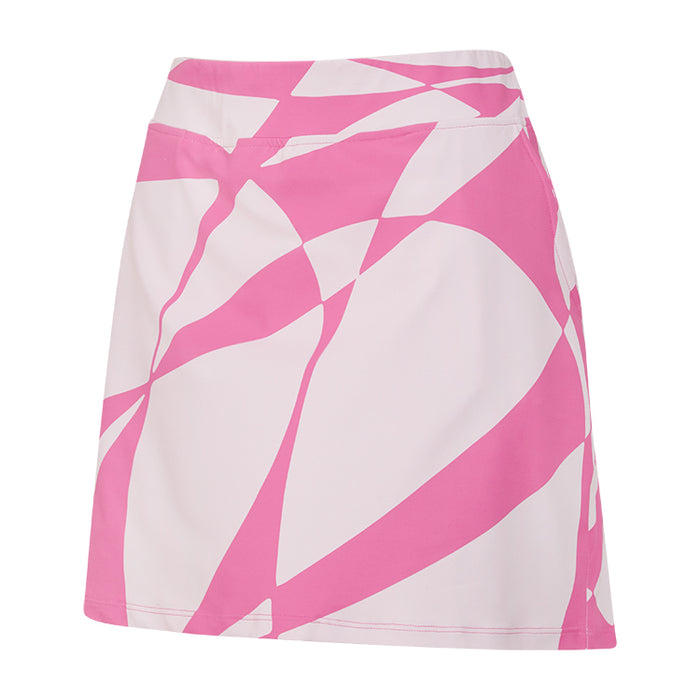 Ping Tamsin Ladies Golf Skort - Flamingo/White