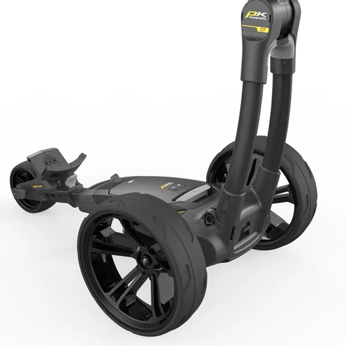 Powakaddy CT6 GPS Electric Golf Trolley - Black 18 Hole Battery (Extended Battery Available)