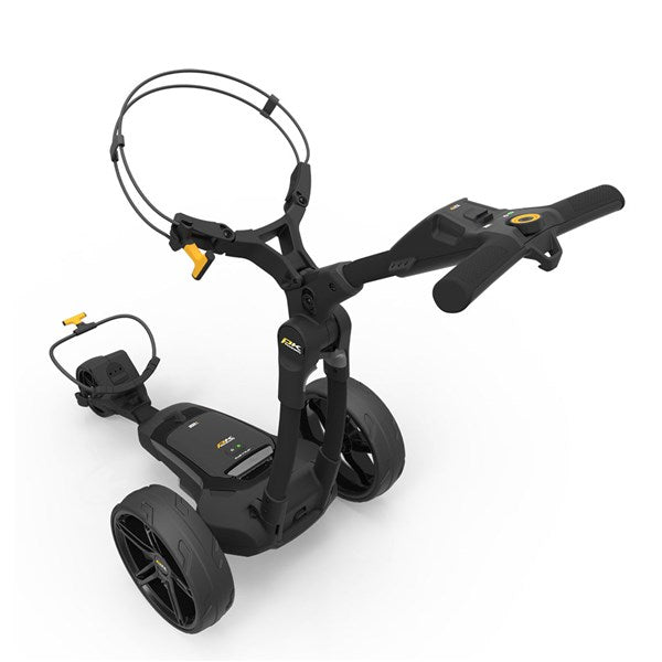 Powakaddy FX1 Electric Golf Trolley 18 Hole Battery - Black (Extended Battery Available)