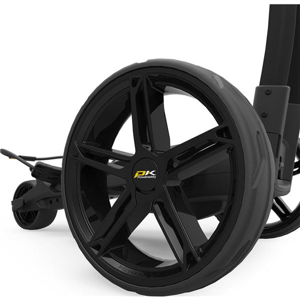 Powakaddy FX1 Electric Golf Trolley 18 Hole Battery - Black (Extended Battery Available)