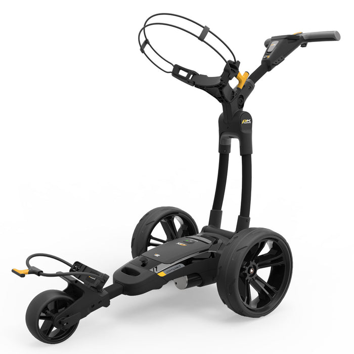 Powakaddy CT6 Electric Golf Trolley 18 Hole Battery - Black (Extended Battery Available)