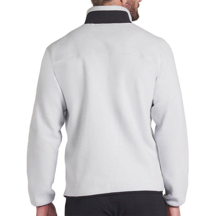 Puma Fleece Quarter Zip Golf Pullover - Grey/Black