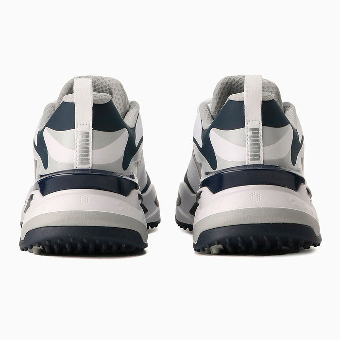 Puma GS Fast Spikeless Golf Shoes - White/Navy