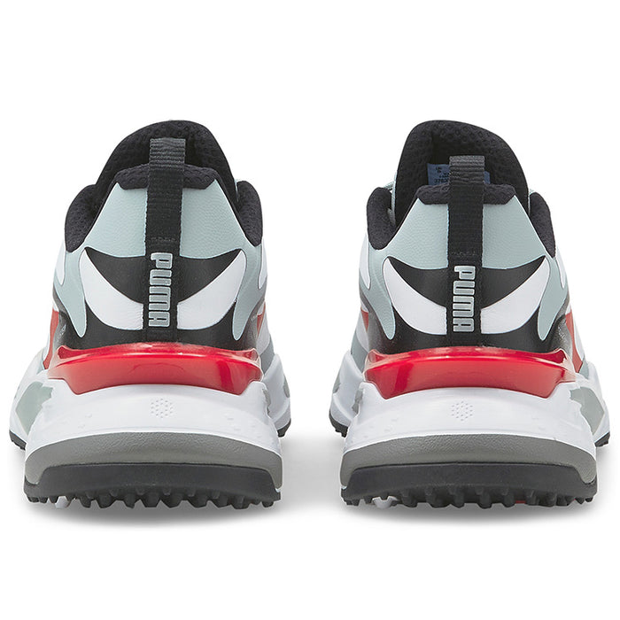 Puma GS Fast Golf Shoes - White/Red