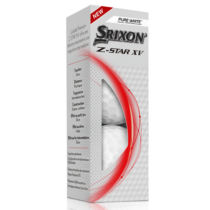 Srixon Z-Star XV Golf Balls - White