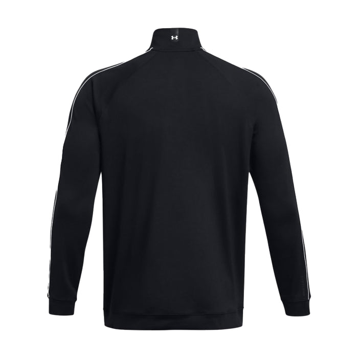 Under Armour Storm Midlayer 1/4 Zip Golf Pullover - Black/White