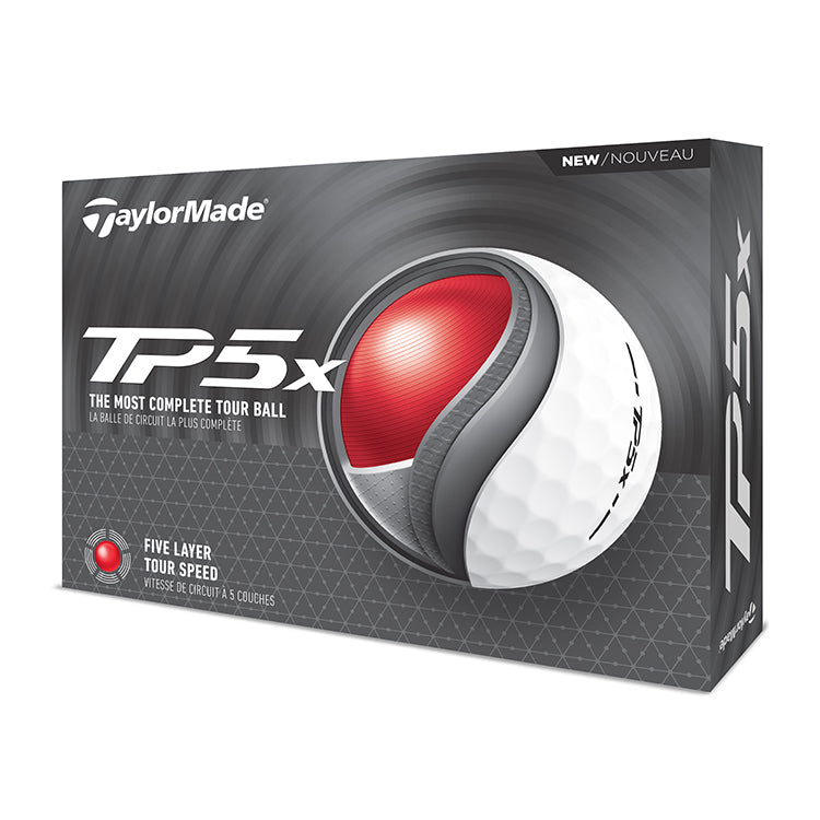 Taylormade TP5x Golf Balls - White