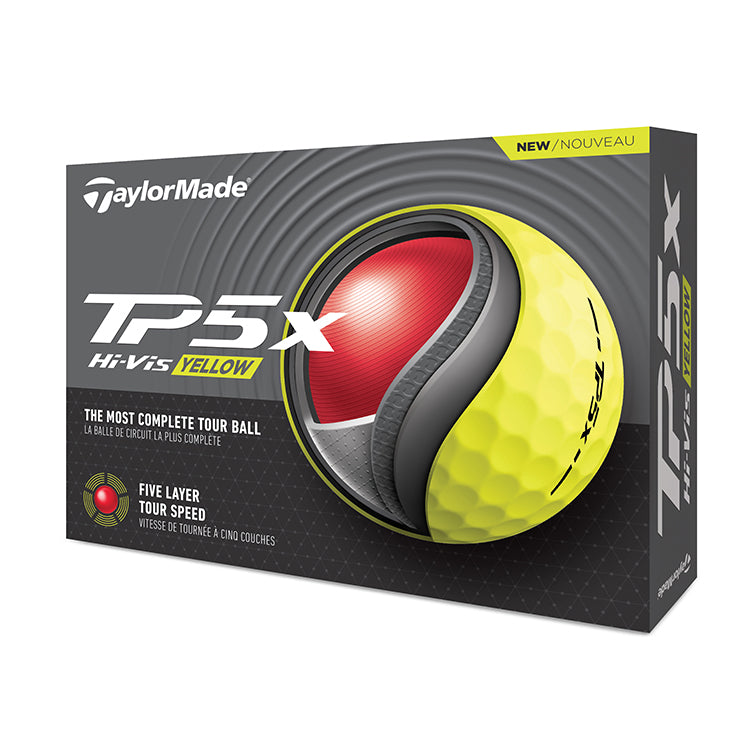Taylormade TP5x Golf Balls - Yellow