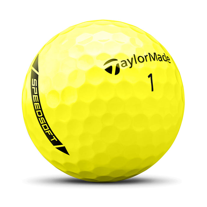 Taylormade SpeedSoft Golf Balls - Yellow