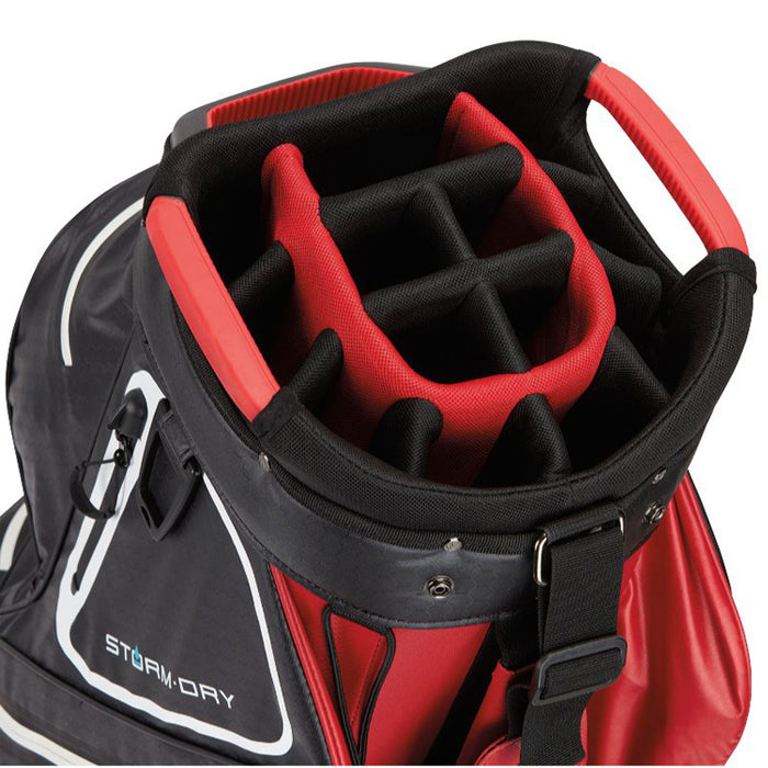 Taylormade Stormdry Golf Cart Bag - Red/Black