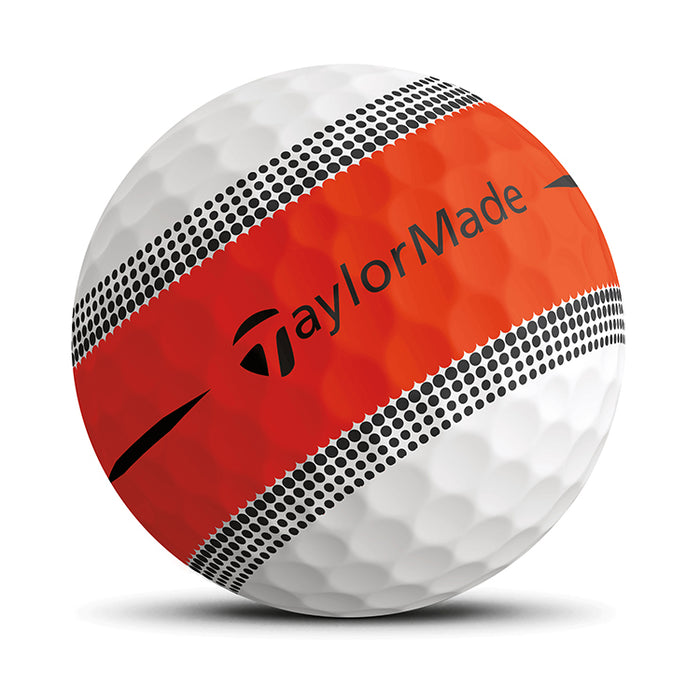 Taylormade Tour Response Stripe Golf Balls - Orange