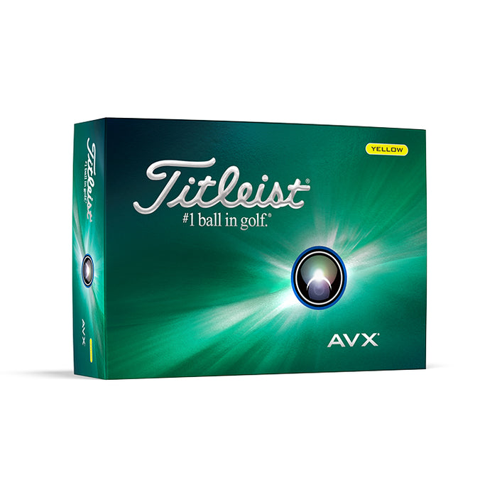 Titleist AVX 2024 Golf Balls - Yellow