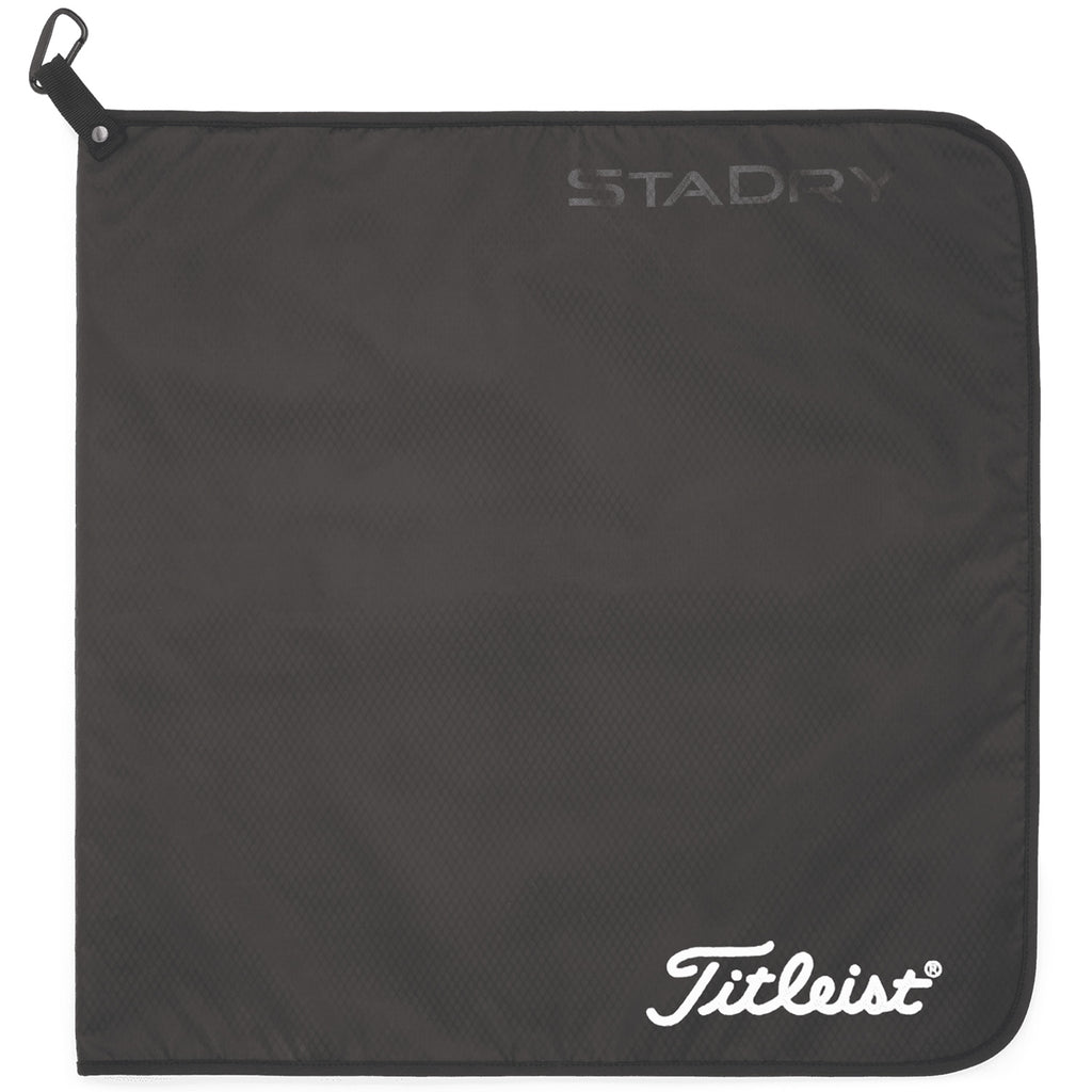 Titleist StaDry Performance Golf Towel - Black