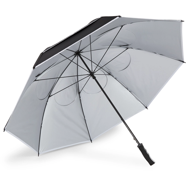 Titleist Tour Double Canopy Golf Umbrella - Black/White