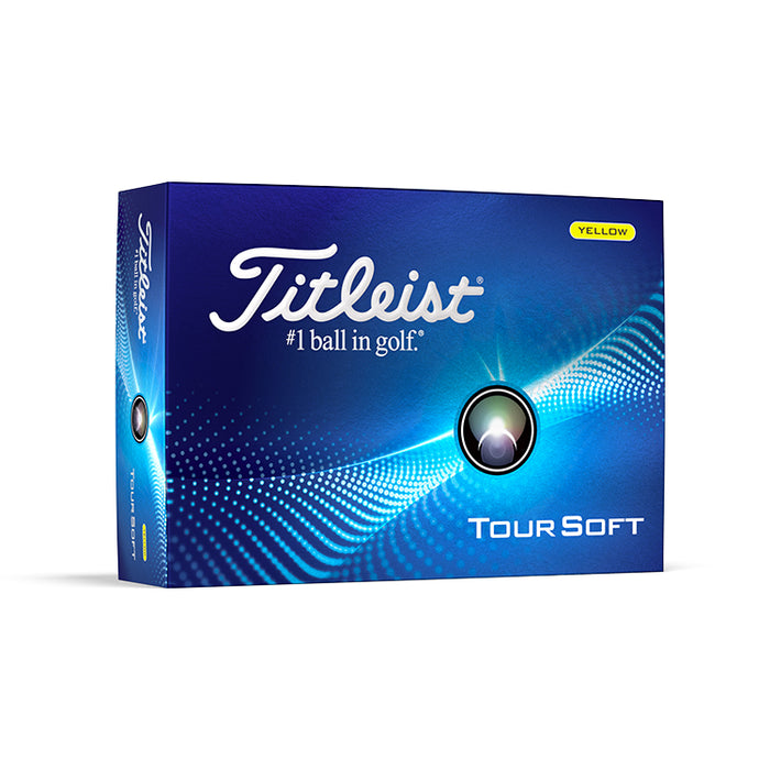 Titleist Tour Soft 2024 Golf Balls - Yellow