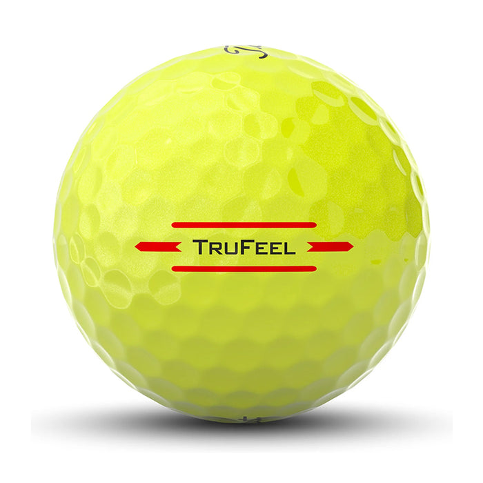 Titleist Trufeel 2024 Golf Balls - Yellow