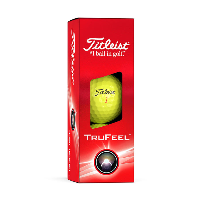 Titleist Trufeel 2024 Golf Balls - Yellow