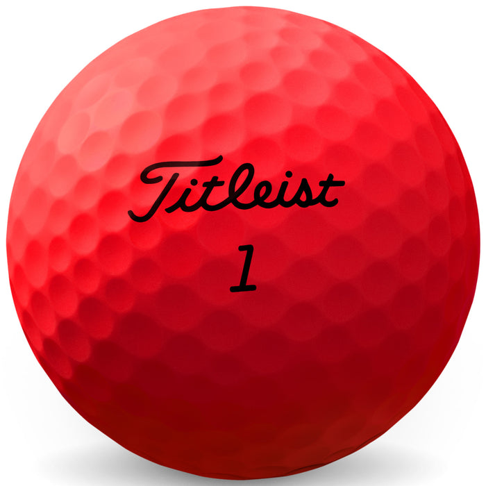 Titleist Trufeel Golf Balls - Matte Red